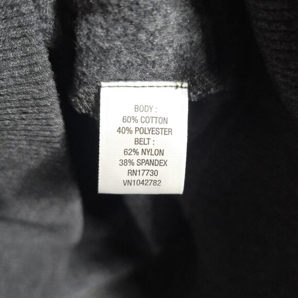 Converse One Star Dress Womens XL Gray Belted Sweater Tunic Long Sleeve Pullover - Picture 3 of 7